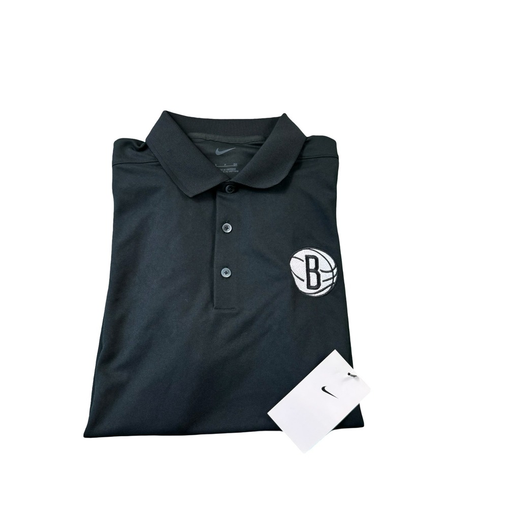 Nike Black X NBA Brooklyn Nets Performance Mens Polo Size s NWT